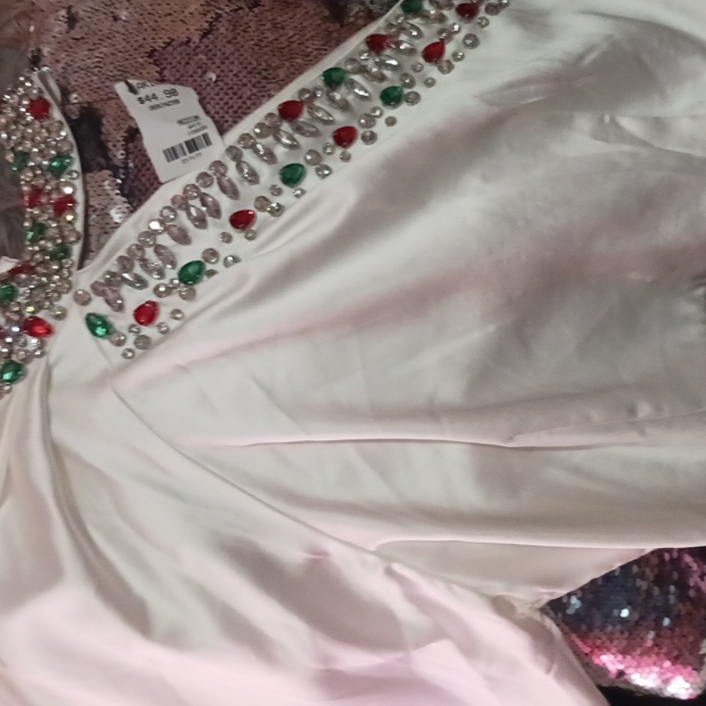 Rhinestone crop top
